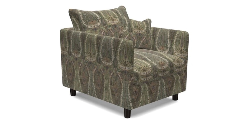 Madehurst Chair in Two Tone Plain Biscuit. Loose cover option available