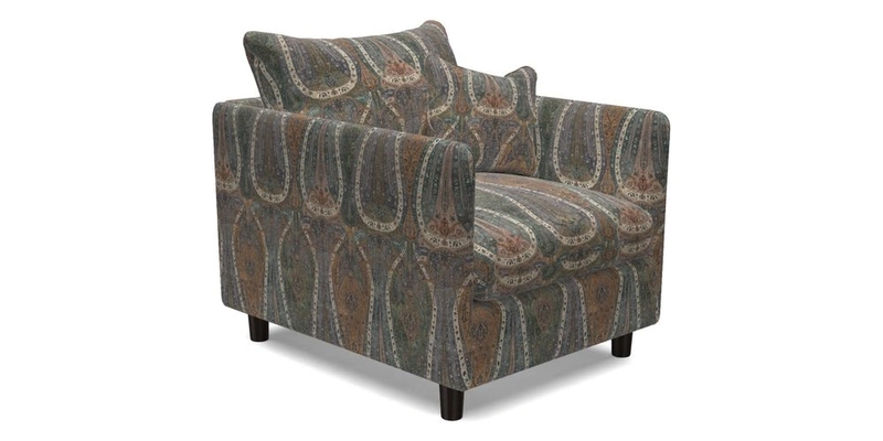 Madehurst Chair in Two Tone Plain Biscuit. Loose cover option available