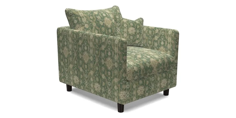 Madehurst Chair in Two Tone Plain Biscuit. Loose cover option available