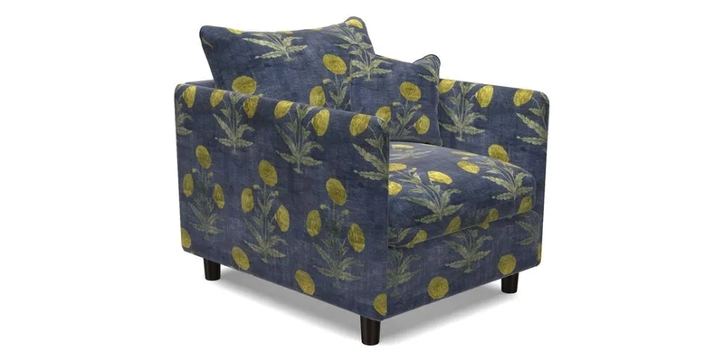 Madehurst Chair in Two Tone Plain Biscuit. Loose cover option available