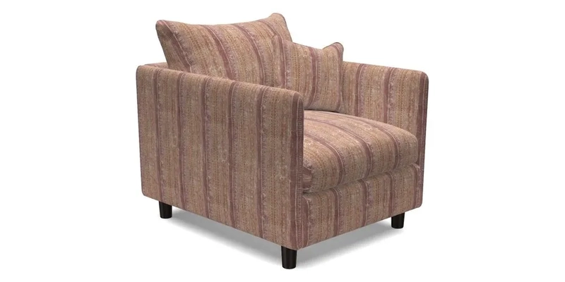 Madehurst Chair in Two Tone Plain Biscuit. Loose cover option available