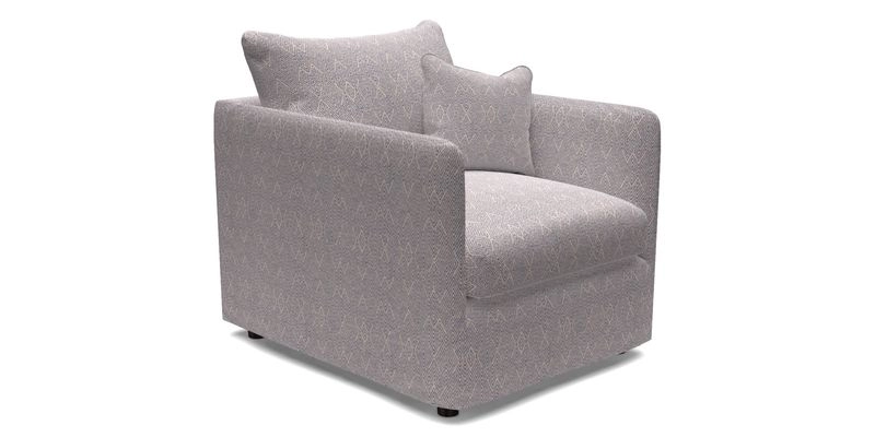 Madehurst Chair in Two Tone Plain Biscuit. Loose cover option available