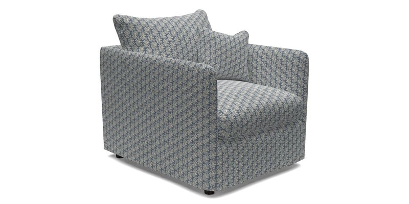 Madehurst Chair in Two Tone Plain Biscuit. Loose cover option available