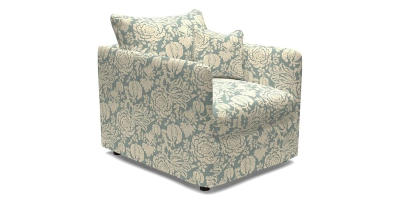 Madehurst Chair in Two Tone Plain Biscuit. Loose cover option available