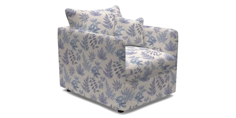 Madehurst Chair in Two Tone Plain Biscuit. Loose cover option available