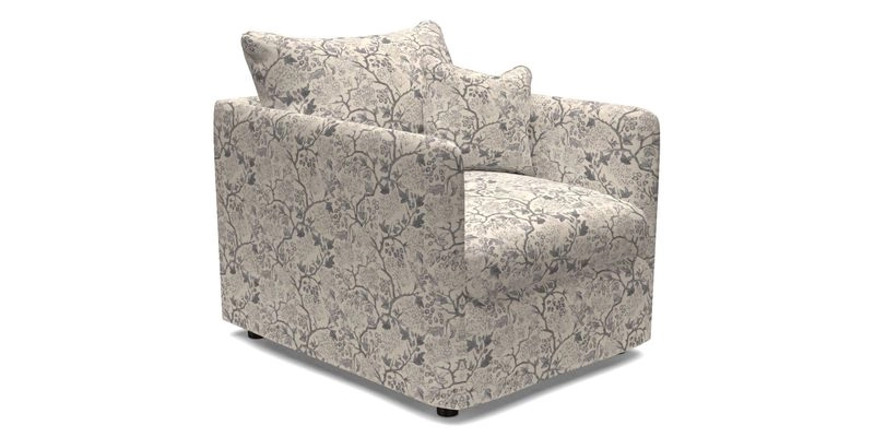 Madehurst Chair in Two Tone Plain Biscuit. Loose cover option available