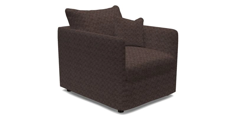 Madehurst Chair in Two Tone Plain Biscuit. Loose cover option available