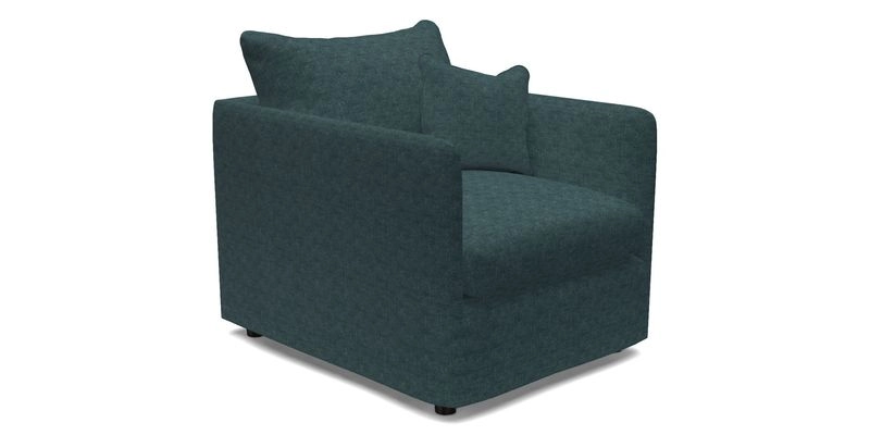 Madehurst Chair in Two Tone Plain Biscuit. Loose cover option available