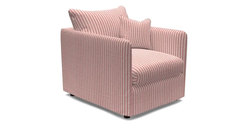 Madehurst Chair in Two Tone Plain Biscuit. Loose cover option available