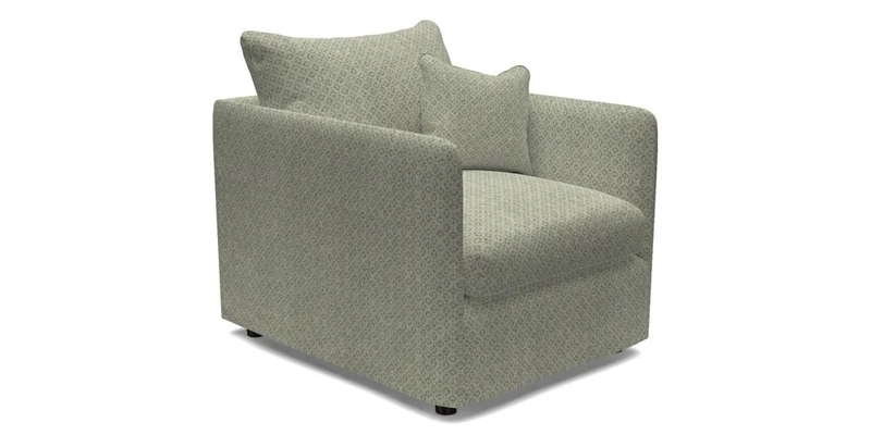 Madehurst Chair in Two Tone Plain Biscuit. Loose cover option available