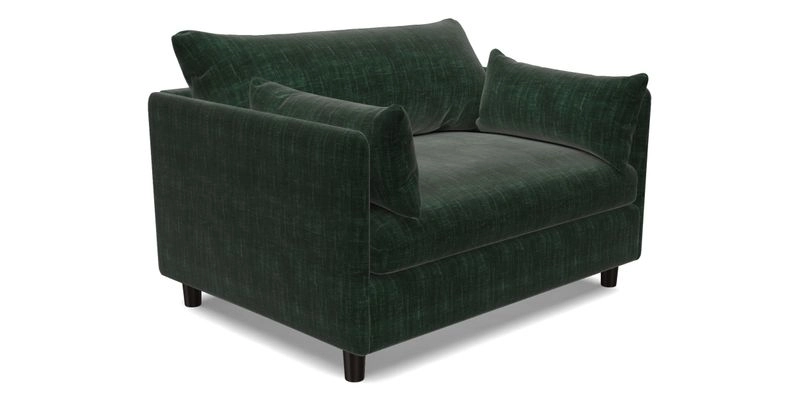 Madehurst Snuggler in Two Tone Plain Biscuit. Loose cover option available