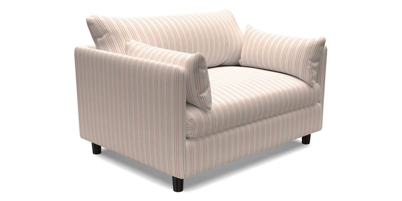 Madehurst Snuggler in Two Tone Plain Biscuit. Loose cover option available