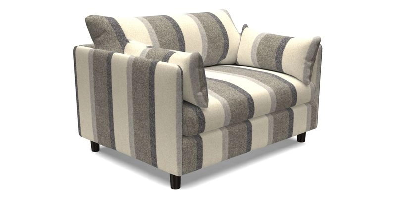 Madehurst Snuggler in Two Tone Plain Biscuit. Loose cover option available