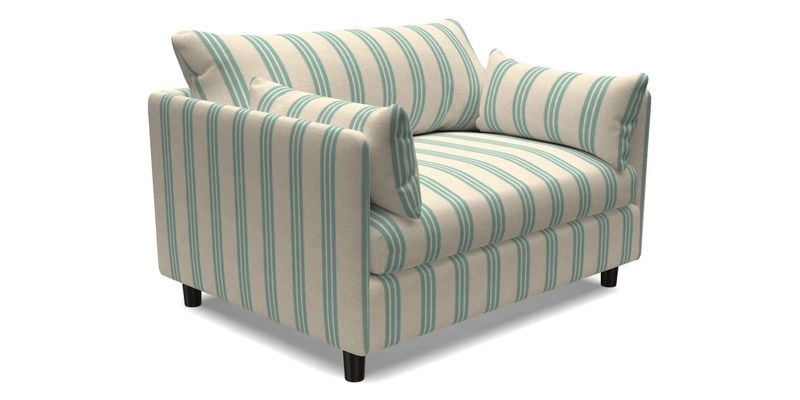 Madehurst Snuggler in Two Tone Plain Biscuit. Loose cover option available