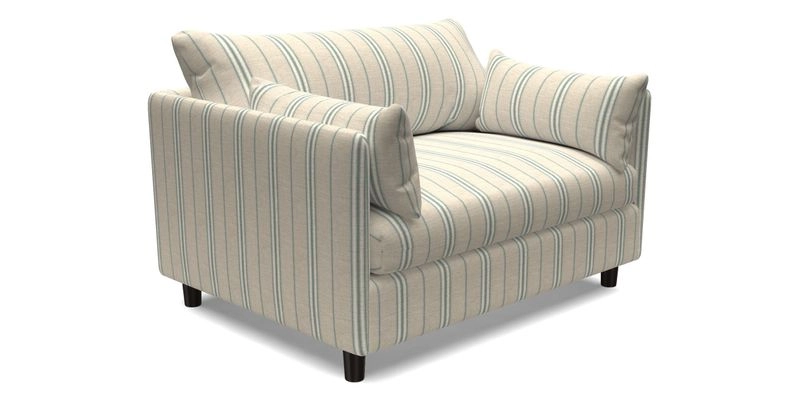 Madehurst Snuggler in Two Tone Plain Biscuit. Loose cover option available