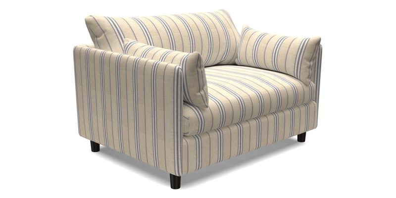 Madehurst Snuggler in Two Tone Plain Biscuit. Loose cover option available