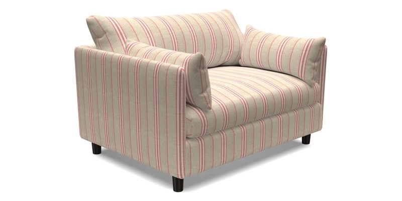 Madehurst Snuggler in Two Tone Plain Biscuit. Loose cover option available