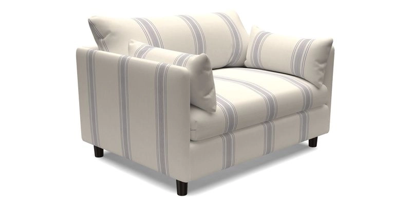 Madehurst Snuggler in Two Tone Plain Biscuit. Loose cover option available