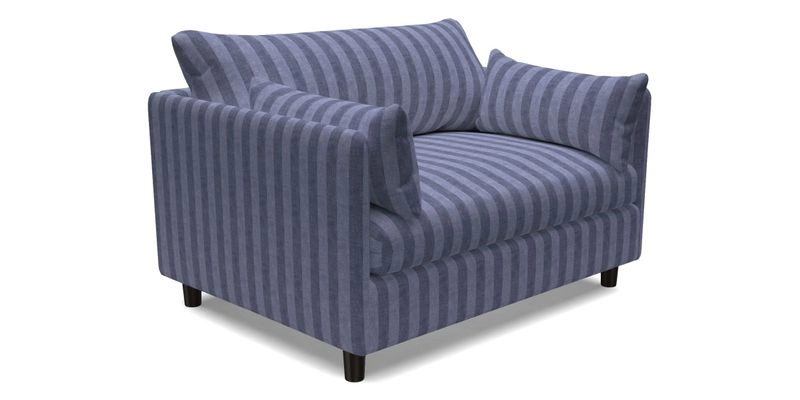 Madehurst Snuggler in Two Tone Plain Biscuit. Loose cover option available