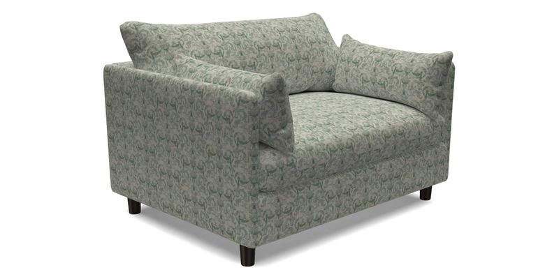 Madehurst Snuggler in Two Tone Plain Biscuit. Loose cover option available