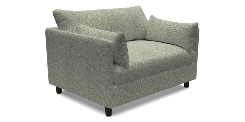 Madehurst Snuggler in Two Tone Plain Biscuit. Loose cover option available