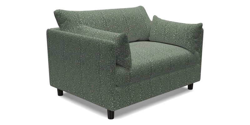 Madehurst Snuggler in Two Tone Plain Biscuit. Loose cover option available