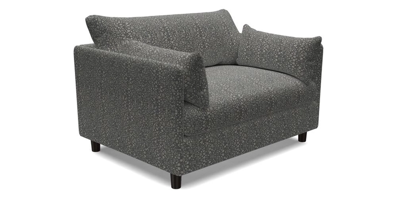 Madehurst Snuggler in Two Tone Plain Biscuit. Loose cover option available