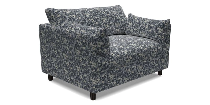 Madehurst Snuggler in Two Tone Plain Biscuit. Loose cover option available