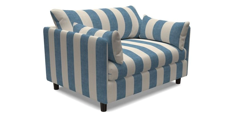 Madehurst Snuggler in Two Tone Plain Biscuit. Loose cover option available