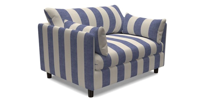 Madehurst Snuggler in Two Tone Plain Biscuit. Loose cover option available