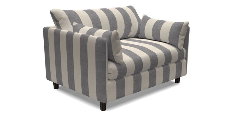 Madehurst Snuggler in Two Tone Plain Biscuit. Loose cover option available