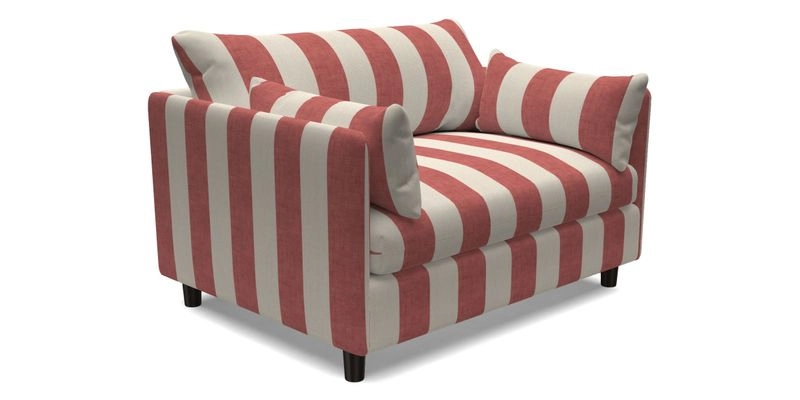 Madehurst Snuggler in Two Tone Plain Biscuit. Loose cover option available