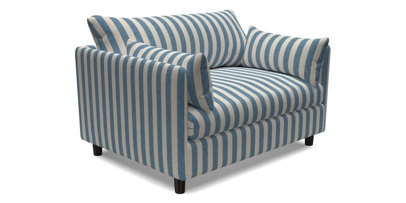 Madehurst Snuggler in Two Tone Plain Biscuit. Loose cover option available