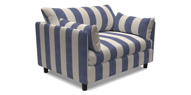 Madehurst Snuggler in Two Tone Plain Biscuit. Loose cover option available