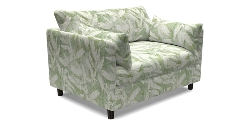 Madehurst Snuggler in Two Tone Plain Biscuit. Loose cover option available