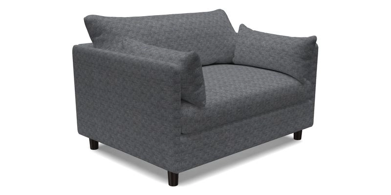 Madehurst Snuggler in Two Tone Plain Biscuit. Loose cover option available