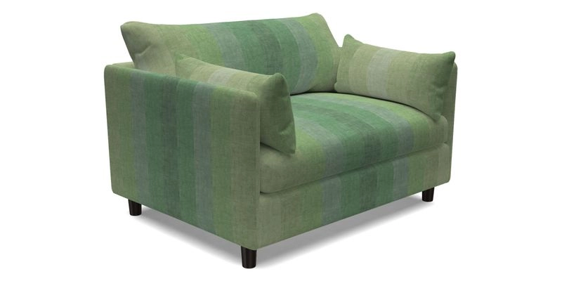 Madehurst Snuggler in Two Tone Plain Biscuit. Loose cover option available