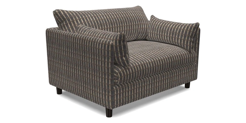 Madehurst Snuggler in Two Tone Plain Biscuit. Loose cover option available