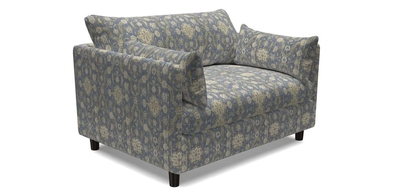 Madehurst Snuggler in Two Tone Plain Biscuit. Loose cover option available