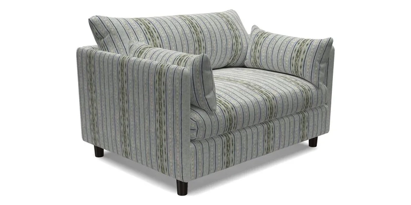 Madehurst Snuggler in Two Tone Plain Biscuit. Loose cover option available