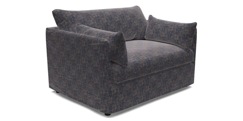 Madehurst Snuggler in Two Tone Plain Biscuit. Loose cover option available