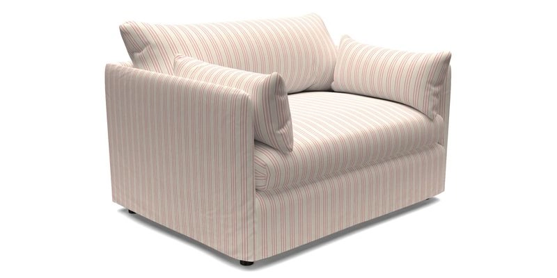 Madehurst Snuggler in Two Tone Plain Biscuit. Loose cover option available