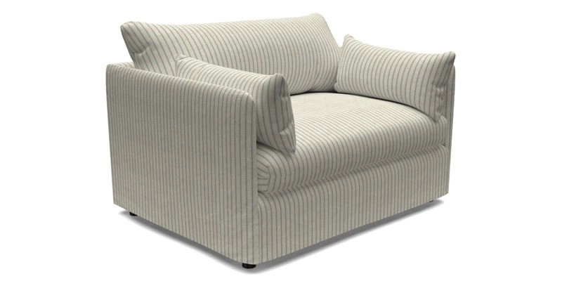 Madehurst Snuggler in Two Tone Plain Biscuit. Loose cover option available