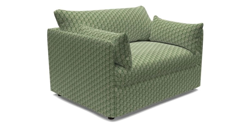 Madehurst Snuggler in Two Tone Plain Biscuit. Loose cover option available