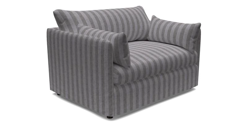 Madehurst Snuggler in Two Tone Plain Biscuit. Loose cover option available