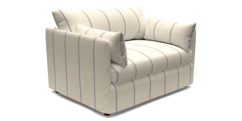 Madehurst Snuggler in Two Tone Plain Biscuit. Loose cover option available