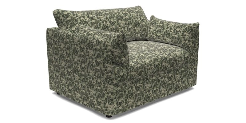Madehurst Snuggler in Two Tone Plain Biscuit. Loose cover option available