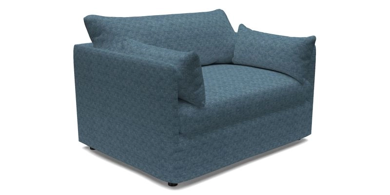 Madehurst Snuggler in Two Tone Plain Biscuit. Loose cover option available