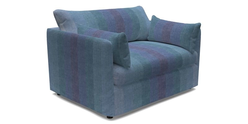 Madehurst Snuggler in Two Tone Plain Biscuit. Loose cover option available