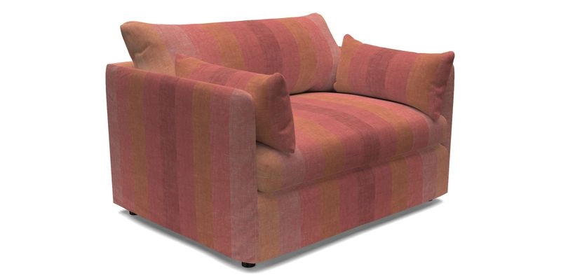 Madehurst Snuggler in Two Tone Plain Biscuit. Loose cover option available